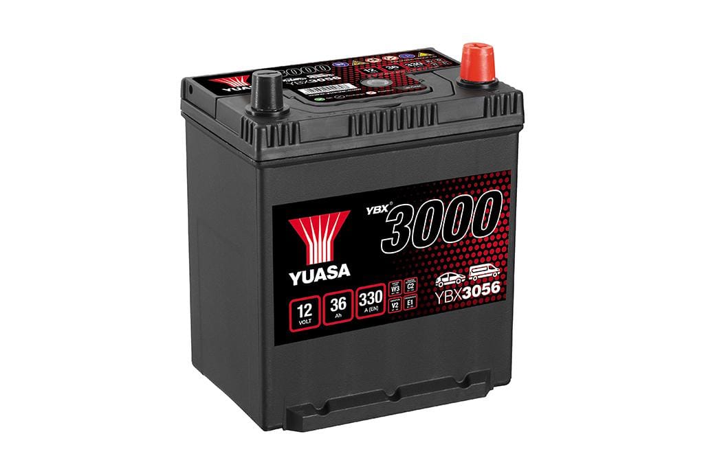 YUASA 3000 SMF JIS 36 Ah +D rub YBX3056-036